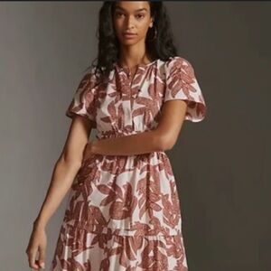 ANTHROPOLOGIE The Somerset 100% cotton maxi dress size SMALL NWT